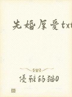 先婚厚爱txt