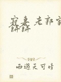 宠妻 老郭家的饼饼