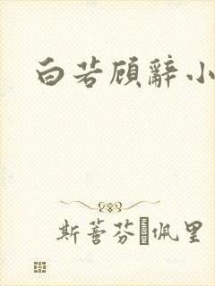 白若顾辞小说
