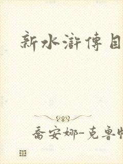 新水浒传目录