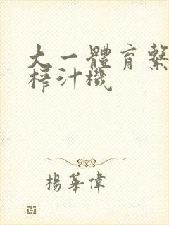 大一体育系精牛榨汁机