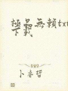 极品无赖txt下载