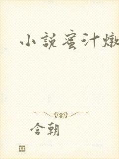 小说蜜汁炖鱿鱼