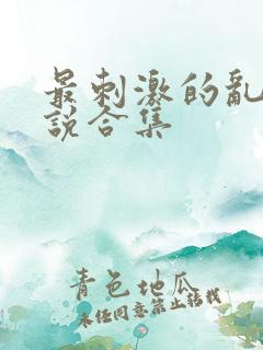 最刺激的乱惀小说合集