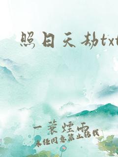 照日天劫txt