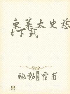 东莱太史慈txt下载