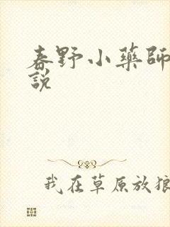 春野小药师 小说