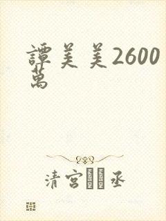 谭美美2600万