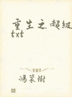 重生之超级公子txt