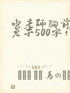 吃老师胸前的小兔子500字作文