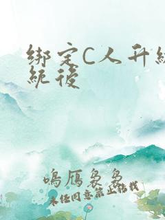 绑定C人升级系统后