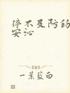 猝不及防的离婚安沁