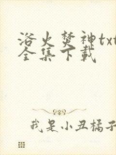 浴火焚神txt全集下载