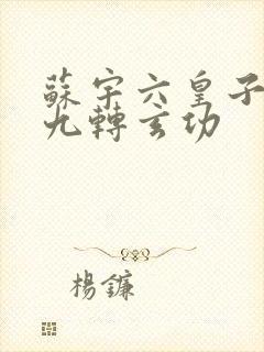 苏宇六皇子签到九转玄功