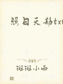 照日天劫txt
