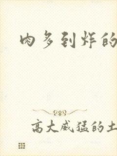 肉多到炸的古代