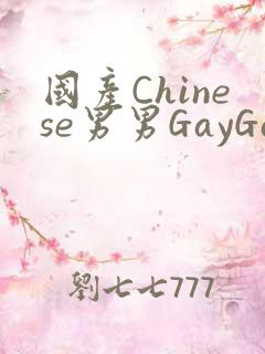 国产Chinese男男GayGayAPP