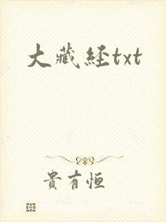 大藏经txt