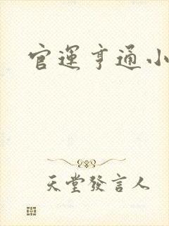 官运亨通小说