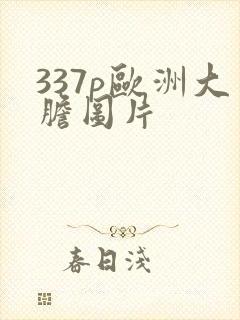 337p欧洲大胆图片