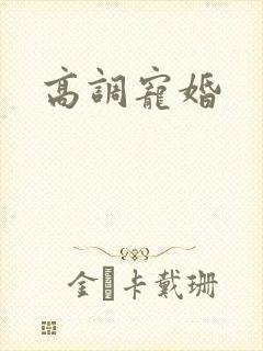 高调宠婚
