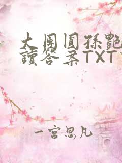 大团圆孙艳梅阅读答案TXT下载