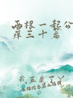 两根一起公憩止痒三十篇