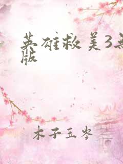 英雄救美3无敌版