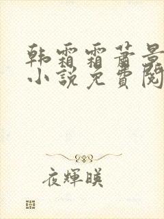 韩霜霜萧景渊的小说免费阅读