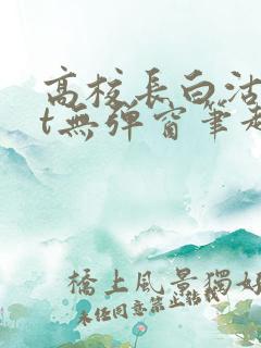 高校长白沽txt无弹窗笔趣阁