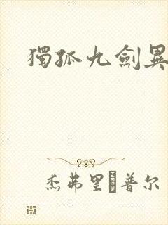 独孤九剑异世录