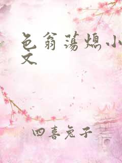 色翁荡熄小说全文