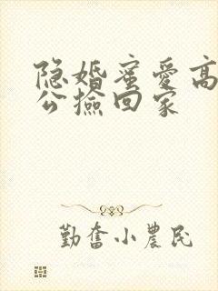 隐婚蜜爱高冷老公捡回家