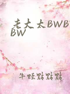 老大太BWBWBW