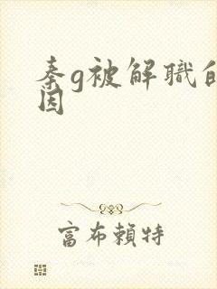 秦g被解职的原因