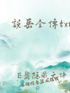 说岳全传txt