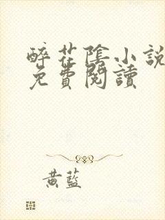 醉花阴小说全文免费阅读