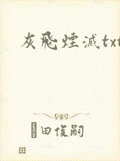 灰飞烟灭txt