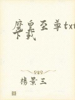 魔皇至尊txt下载