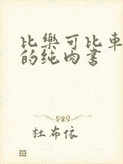 比乐可比车速快的纯肉书