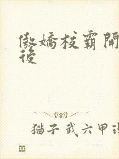 傲娇校霸开荤以后