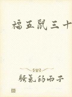 福五鼠三十六计