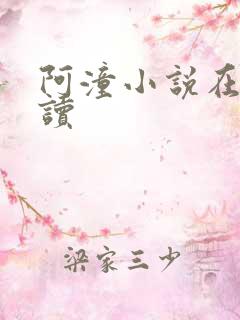 阿潼小说在线阅读