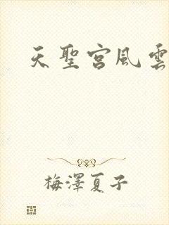 天圣宫风云录