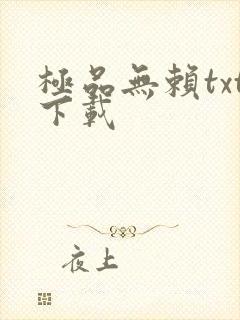 极品无赖txt下载