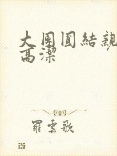 大团圆结亲情会高洁