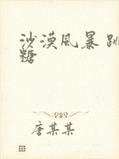 沙漠风暴 跳跳糖