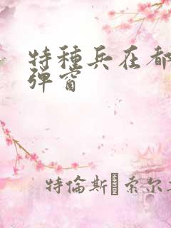 特种兵在都市无弹窗