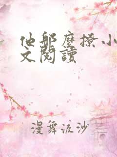 他那么撩小说全文阅读