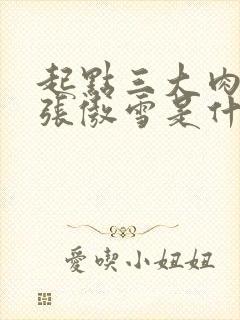 起点三大肉x器张傲雪是什么